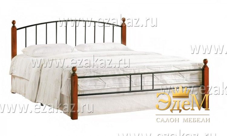 Кровать двуспальная AT 915 (метал. каркас) + основание