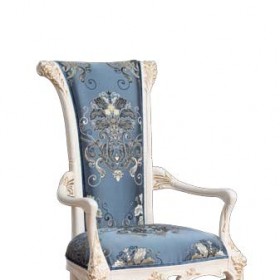 Bohemia Кресло обеденное В, ткань синяя, 630x600x1075